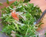 カニカマと水菜の簡単サラダ作り方2写真