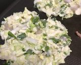 おもち こんにゃく入り白菜お好み焼き作り方4写真
