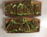 キーマカレーで！肉詰めピーマン♫作り方8写真