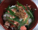 鮭・大葉・梅の簡単ちらし寿司作り方4写真