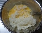 残り物のご飯で卵ご飯焼き お好み焼き風作り方1写真