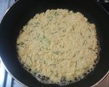 残り物のご飯で卵ご飯焼き お好み焼き風作り方3写真