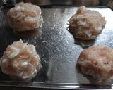 寒い日に♪おでんの種～鶏ミンチの袋煮～作り方2写真