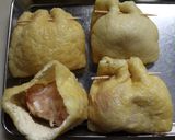 寒い日に♪おでんの種～鶏ミンチの袋煮～作り方4写真
