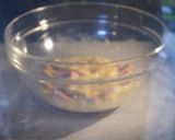 レンジで簡単！スパムエッグご飯作り方4写真