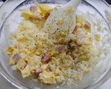 レンジで簡単！スパムエッグご飯作り方6写真