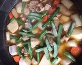 鶏肉と里芋の炒め煮〜生姜風味作り方5写真