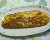 チーズとベーコンの卵焼き作り方7写真