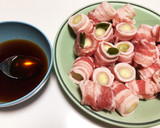 簡単ウマぃ♡照り焼き白ネギの豚バラ巻き♡作り方1写真