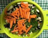 お弁当用に冷凍☆彡なすピーじゃこおかず作り方1写真