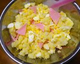 卵とハムで作る☆シンプルポテトサラダ♪作り方5写真