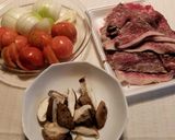 トマトすき焼き作り方1写真