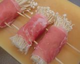 エノキの肉巻き焼き作り方3写真