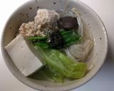 男の　ふわふわ 鶏団子鍋作り方11写真