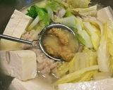 味噌ラーメン風味♡白菜豚バラ鍋作り方6写真