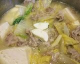 味噌ラーメン風味♡白菜豚バラ鍋作り方7写真