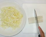 餅入りお好み焼♪簡単チーズひき肉残り野菜作り方1写真