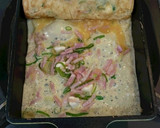 中華だし巻卵焼き ベーコン チーズ ネギ作り方7写真