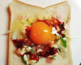 とろッエッグピザ風トースト作り方4写真