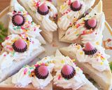 子供と作ろう☆ふわふわ三角ケーキパン作り方6写真