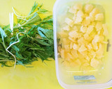 数の子と水菜のゆず胡椒パスタ作り方2写真