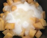 サワークリームとマンゴーのパンケーキ作り方3写真