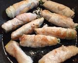豚スライス肉で☆野菜の肉巻き☆甘辛味作り方5写真