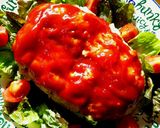 巨大ﾊﾝﾊﾞｰｸﾞ＆ﾐｰﾄﾎﾞｰﾙ作り方8写真