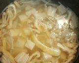 簡単！節約☆えのきと玉ねぎの味噌汁☆作り方4写真