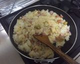 簡単☆男子喜ぶパラパラガーリック炒飯作り方4写真