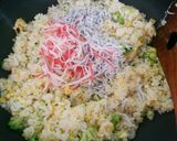絶品‼ 手抜き海鮮風炒飯作り方4写真