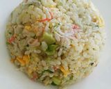 絶品‼ 手抜き海鮮風炒飯作り方5写真