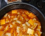 辛！味噌ラーメン風♡豆腐スープ作り方5写真