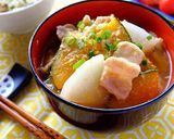 隠し味あり♡美味しいレタス豚汁！作り方6写真