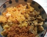 【1人分】鶏そぼろの3色丼作り方5写真