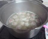 白菜と肉団子のトマト煮込み作り方3写真