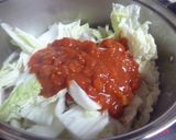白菜と肉団子のトマト煮込み作り方4写真