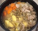 我が家の豚汁☻ サツマイモ入り作り方7写真