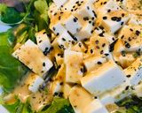 ミニ豆腐とベビーリーフのサラダ作り方1写真