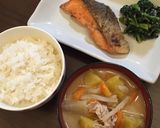 我が家の豚汁☻ サツマイモ入り作り方10写真