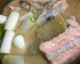 冬はあったか鮭と大根の粕汁作り方4写真