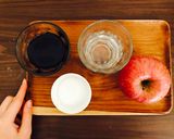 たまには贅沢して♪りんごの赤ワイン煮作り方2写真