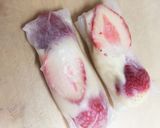 おやつ♡苺と白餡クリームの生春巻き作り方7写真