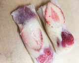 おやつ♡苺と白餡クリームの生春巻き作り方7写真