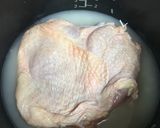 炊飯器で簡単☆皮パリ♫カオマンガイ作り方1写真
