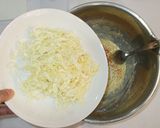 餅入りお好み焼♪簡単チーズひき肉残り野菜作り方5写真