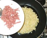 餅入りお好み焼♪簡単チーズひき肉残り野菜作り方7写真