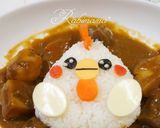 ❀簡単三角おむすびでにわとりさん❀作り方6写真