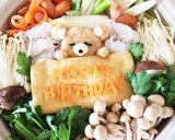 簡単 肉ケーキ 誕生日の夕食に作り方4写真