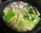＊鶏胸肉で水炊き＊作り方4写真